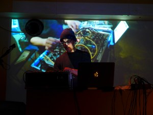 Alexander Rishaug live in Tokyo. Photo: Jason Funk